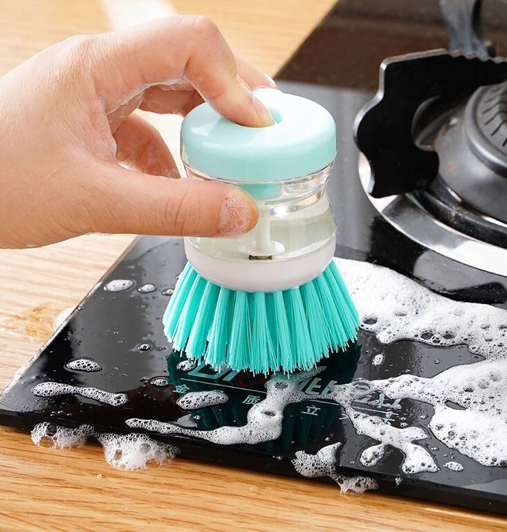 Deterjan Hazneli Bulaşık Yıkama Fırçası Şık Tasarımlı Fonksiyonel Ürün