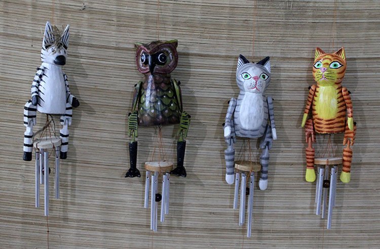 Ahşap Hayvan Figürlü Rüzgar Çanı Model 2 Şık Tasarımlı Fonksiyonel Ürün