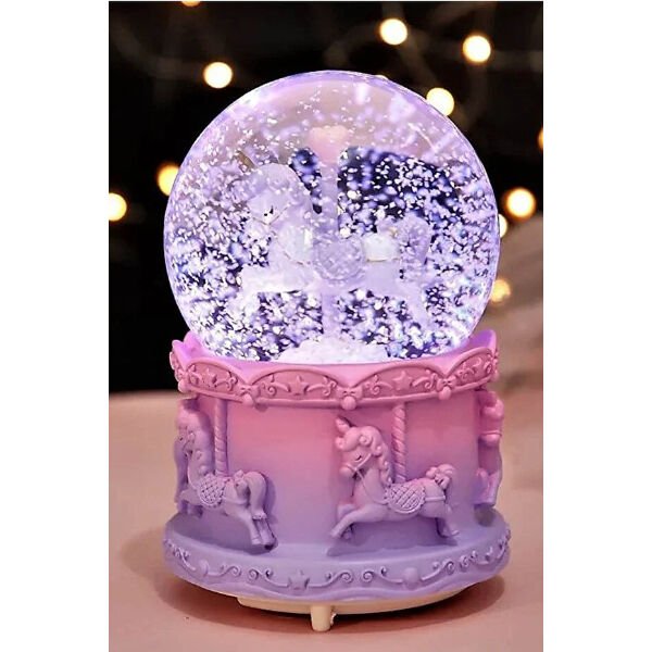 Atlı Karınca Kar Küresi Küçük Boy Şık Tasarımlı Fonksiyonel Ürün