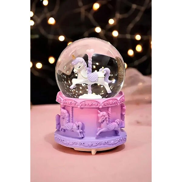 Atlı Karınca Kar Küresi Küçük Boy Şık Tasarımlı Fonksiyonel Ürün