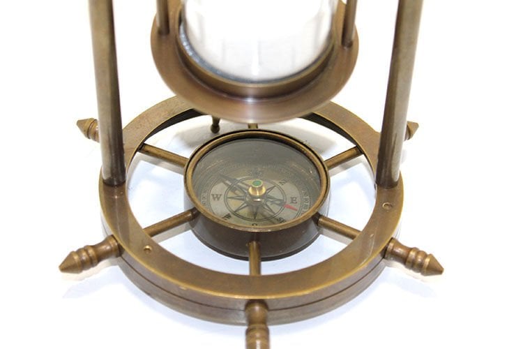 Pirinç Kum Saati Model 3 Şık Tasarımlı Fonksiyonel Ürün