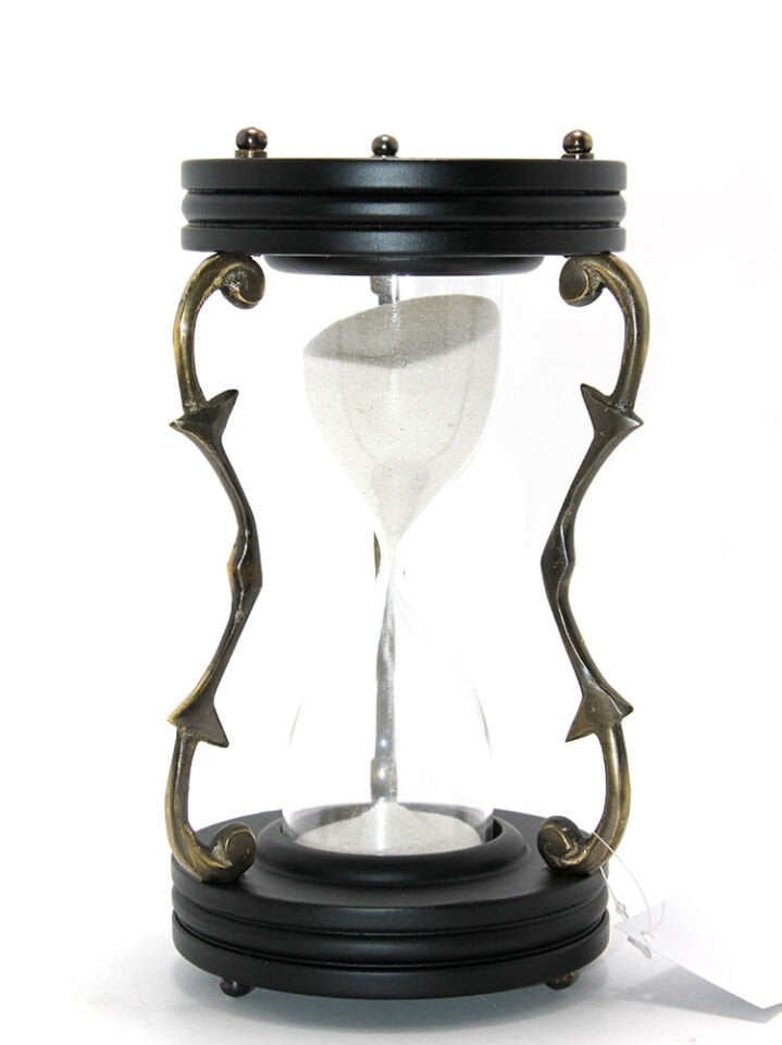 Pirinç Kum Saati Model 6 Şık Tasarımlı Fonksiyonel Ürün