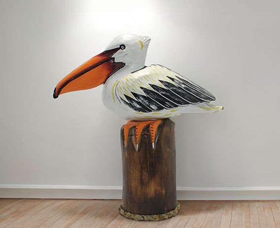 Ahşap Pelikan 45 Cm Şık Tasarımlı Fonksiyonel Ürün