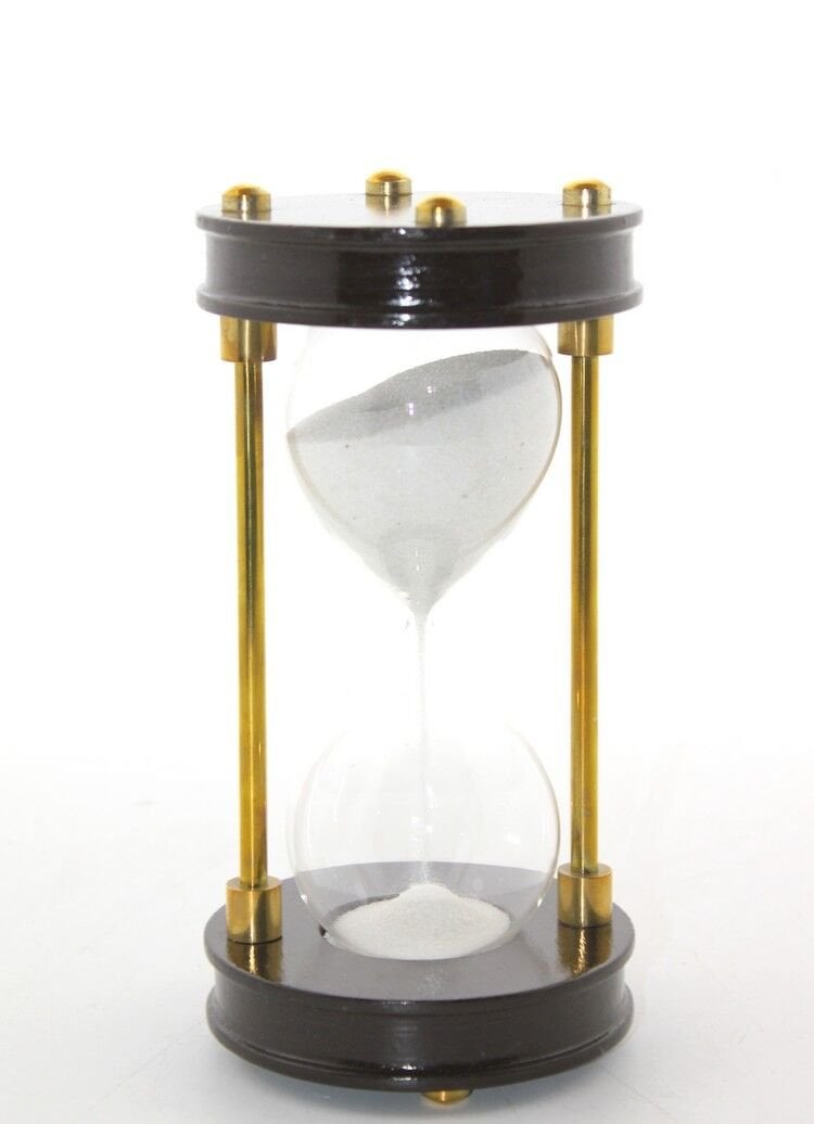 Pirinç Kum Saati Model 9 Şık Tasarımlı Fonksiyonel Ürün