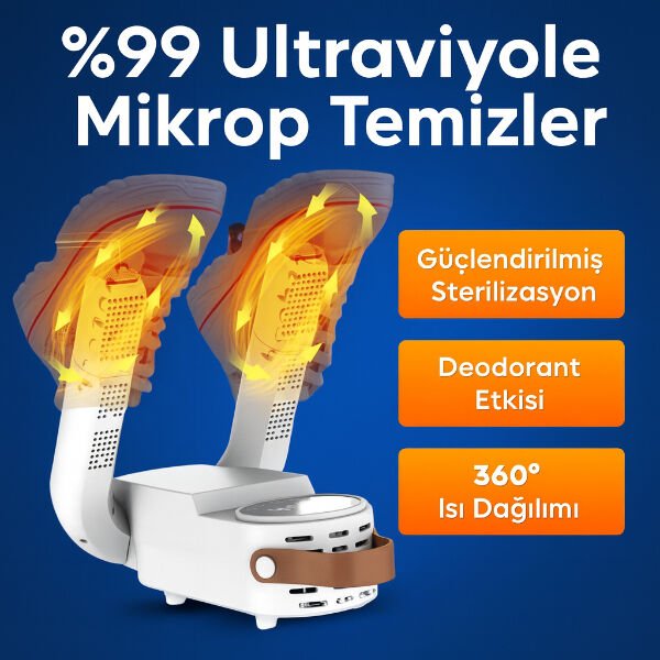Dijital Ayakkabı Kurutma Ve Isıtma Makinesi Çok Amaçlı Pratik Kullanışlı Ürün