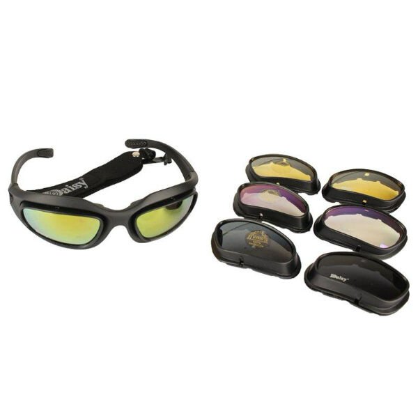 Çok Lensli Tactical Gözlük Seti Şık Tasarımlı Fonksiyonel Ürün