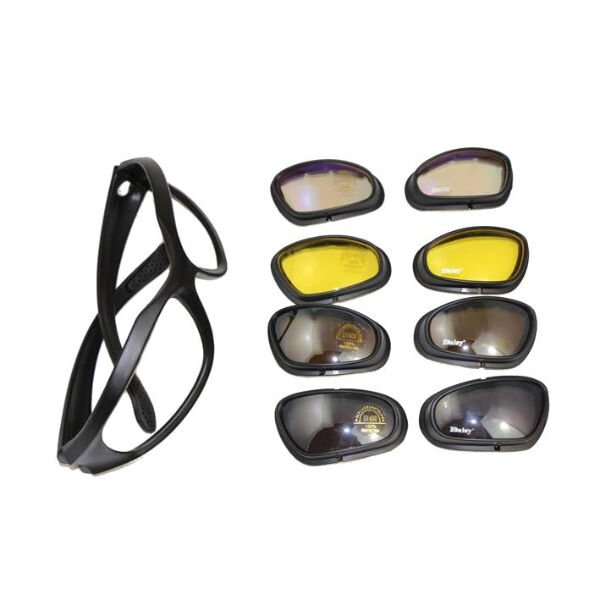 Çok Lensli Tactical Gözlük Seti Şık Tasarımlı Fonksiyonel Ürün