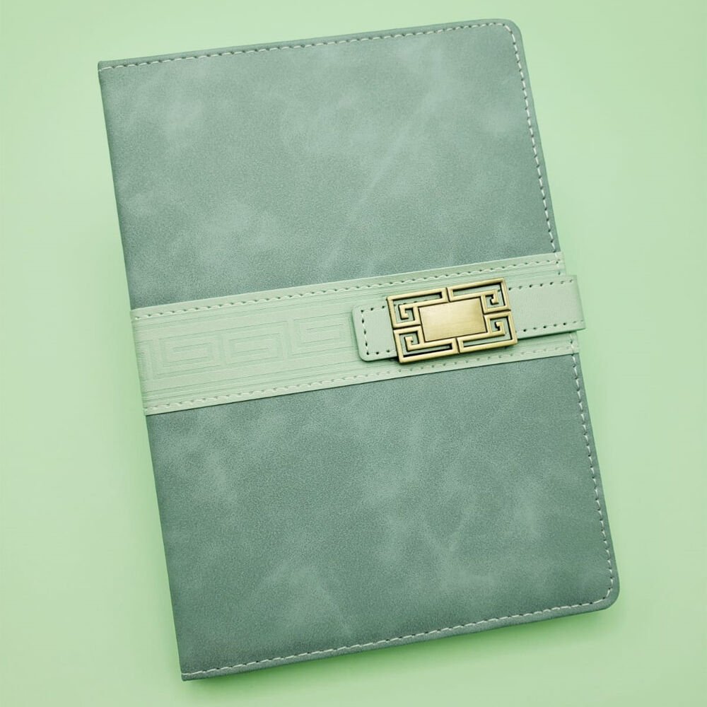 Tarihsiz Ajanda Defter Su Yeşili Şık Tasarımlı Fonksiyonel Ürün