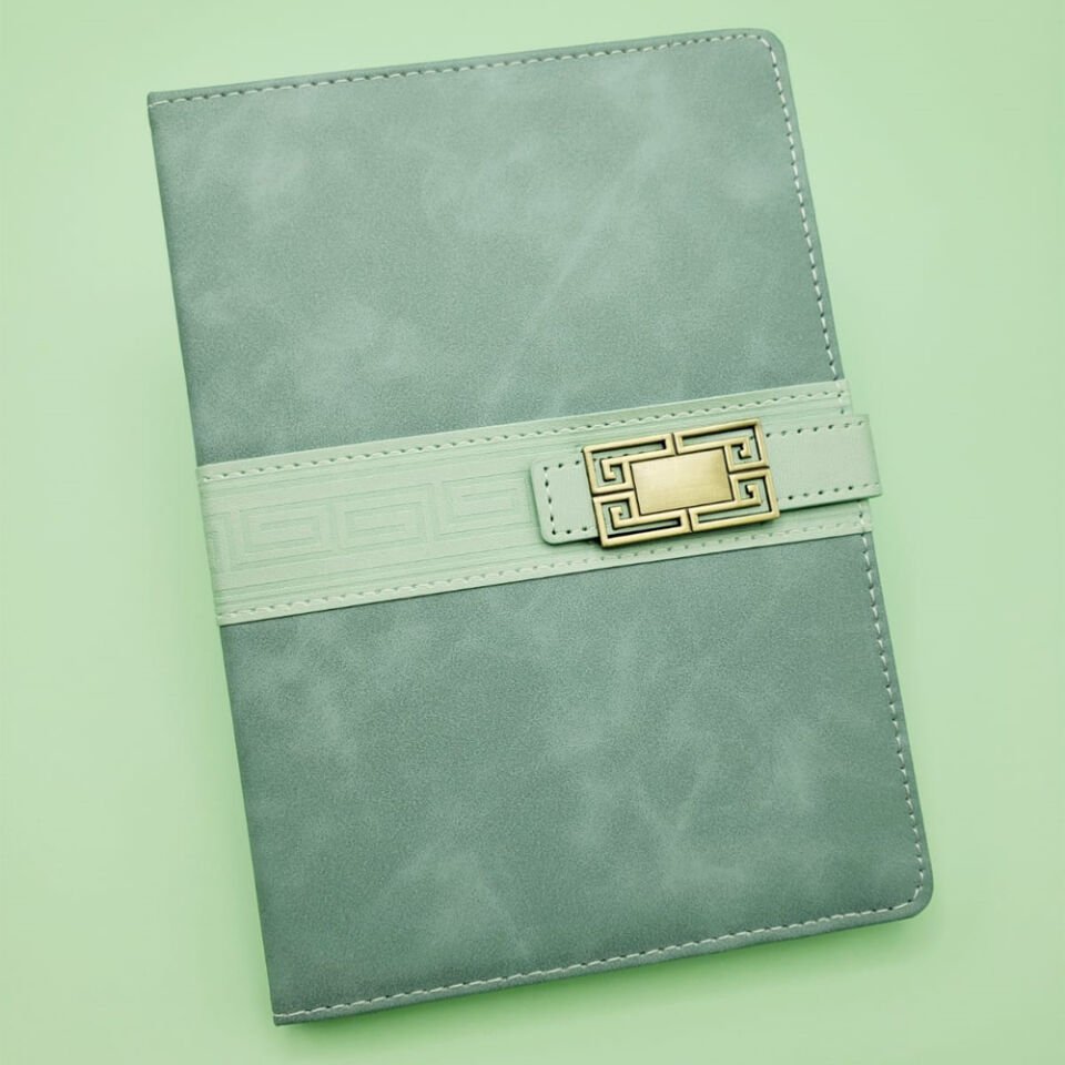 Tarihsiz Ajanda Defter Su Yeşili Şık Tasarımlı Fonksiyonel Ürün