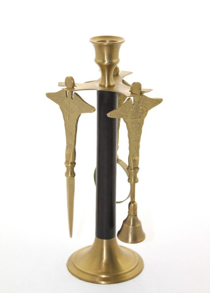 Pirinç Masa Seti Şık Tasarımlı Fonksiyonel Ürün