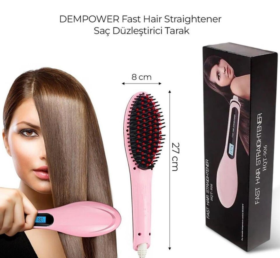 Saç Düzleştirici Tarak Şık Tasarımlı Fonksiyonel Ürün
