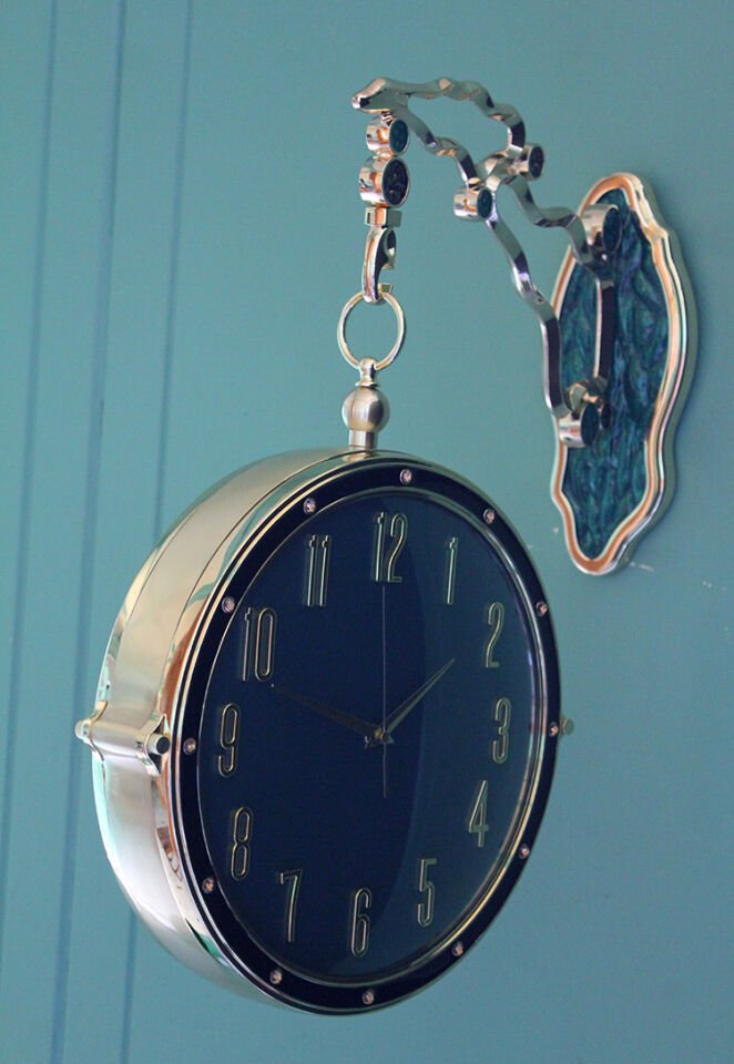 Duvara Asmalı İstasyon Saati Şık Tasarımlı Fonksiyonel Ürün