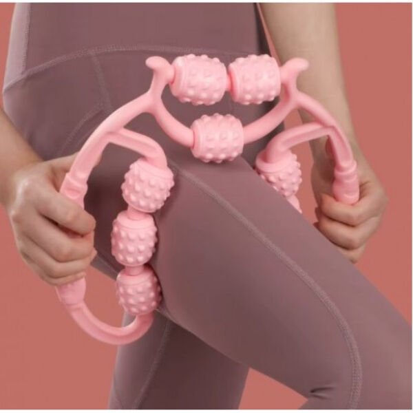 Selülit Masaj Aleti 9 Tekerlekli Lenf Drenaj Rulosu Şık Tasarımlı Fonksiyonel Ürün