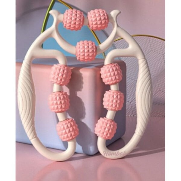 Selülit Masaj Aleti 9 Tekerlekli Lenf Drenaj Rulosu Şık Tasarımlı Fonksiyonel Ürün