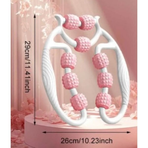 Selülit Masaj Aleti 9 Tekerlekli Lenf Drenaj Rulosu Şık Tasarımlı Fonksiyonel Ürün