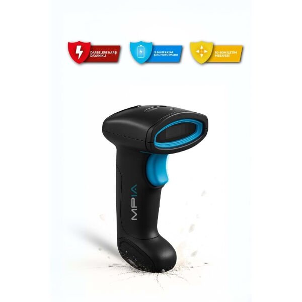Kablosuz Standlı 1D/2D Barkod & Karekod Okuyucu Çok Amaçlı Pratik Kullanışlı Ürün