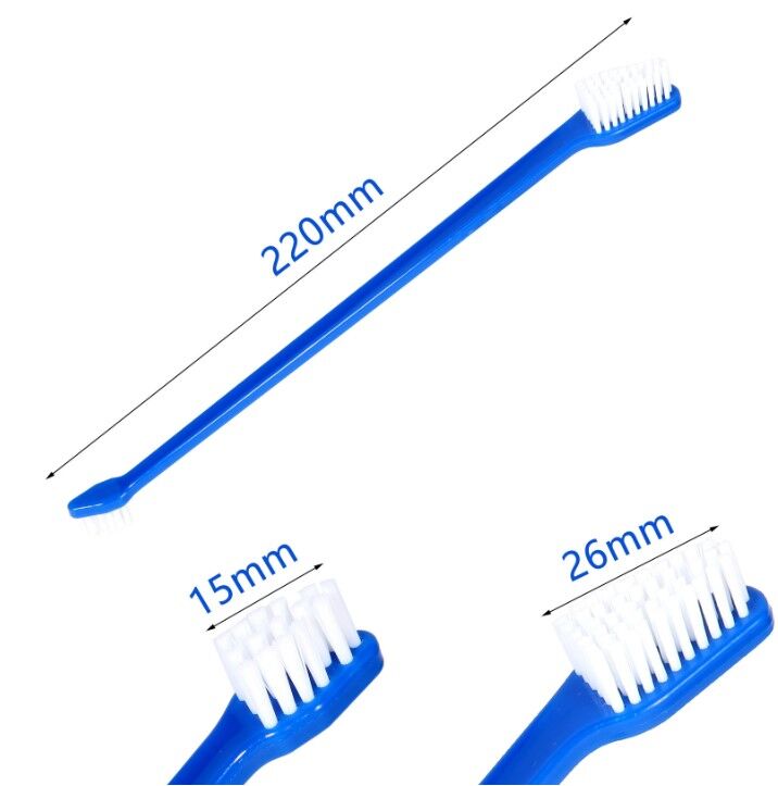 ÇIFT TARAFLI HAYVAN DIŞ FİRÇASI 4 LÜ SET Şık Tasarımlı Fonksiyonel Ürün