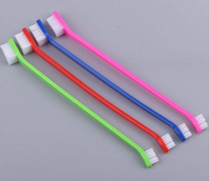 ÇIFT TARAFLI HAYVAN DIŞ FİRÇASI 4 LÜ SET Şık Tasarımlı Fonksiyonel Ürün