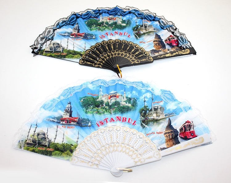 Plastik Yöresel Yelpaze Şık Tasarımlı Fonksiyonel Ürün