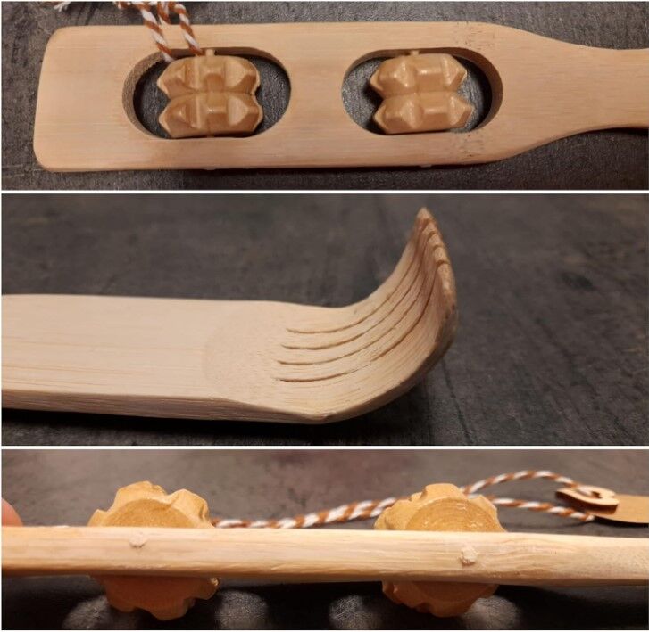 Doğal Bambu Kaşınma Ve Masaj Sopası Şık Tasarımlı Fonksiyonel Ürün