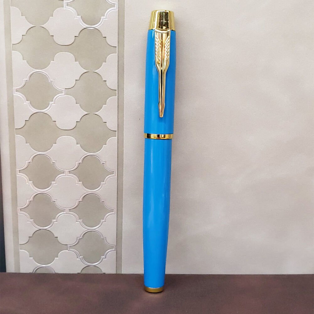 Turkuaz Metal Roller Kalem Şık Tasarımlı Fonksiyonel Ürün