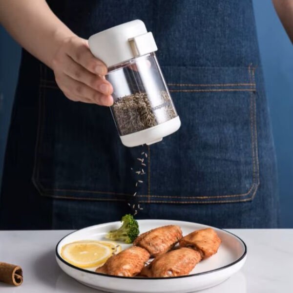 Tekli Basmalı Baharatlık Tuzluk Çok Amaçlı Pratik Kullanışlı Ürün