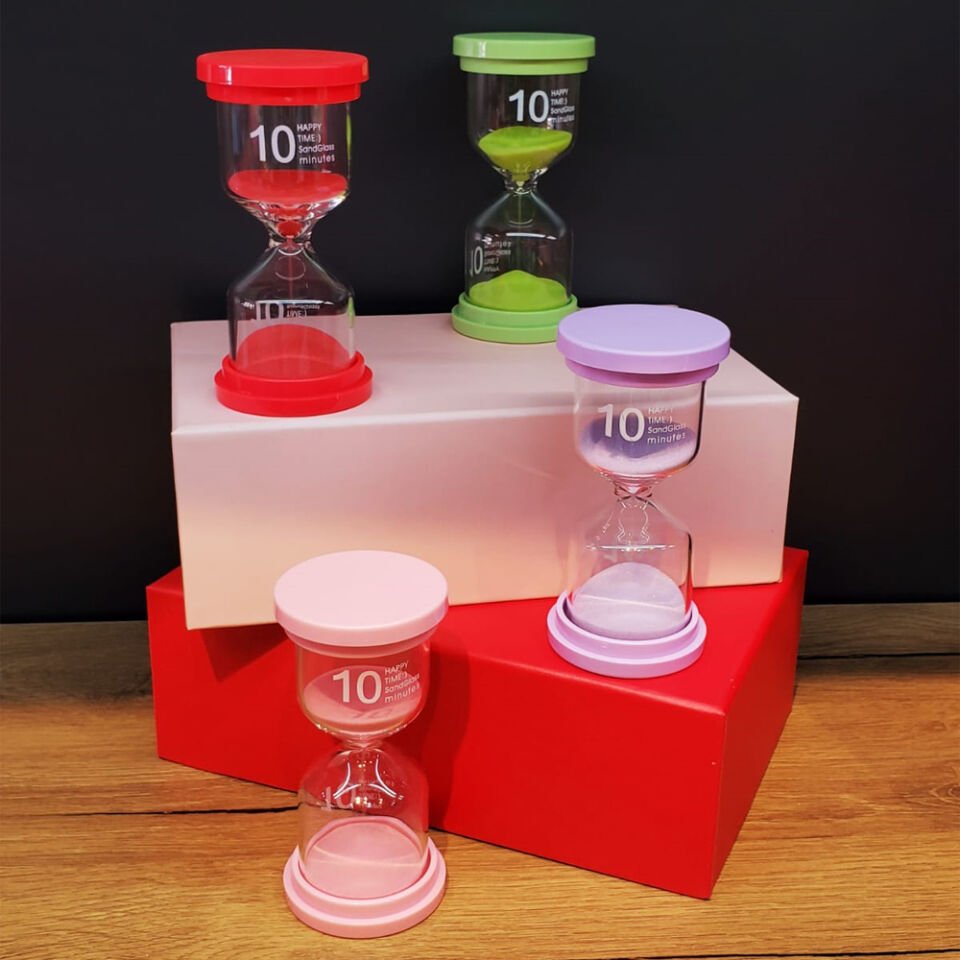 10 Dakikalık Kum Saati Şık Tasarımlı Fonksiyonel Ürün
