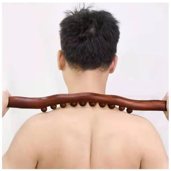 60 cm Doğal Ahşap Masaj Sopası Çok Fonksiyonlu Ürün