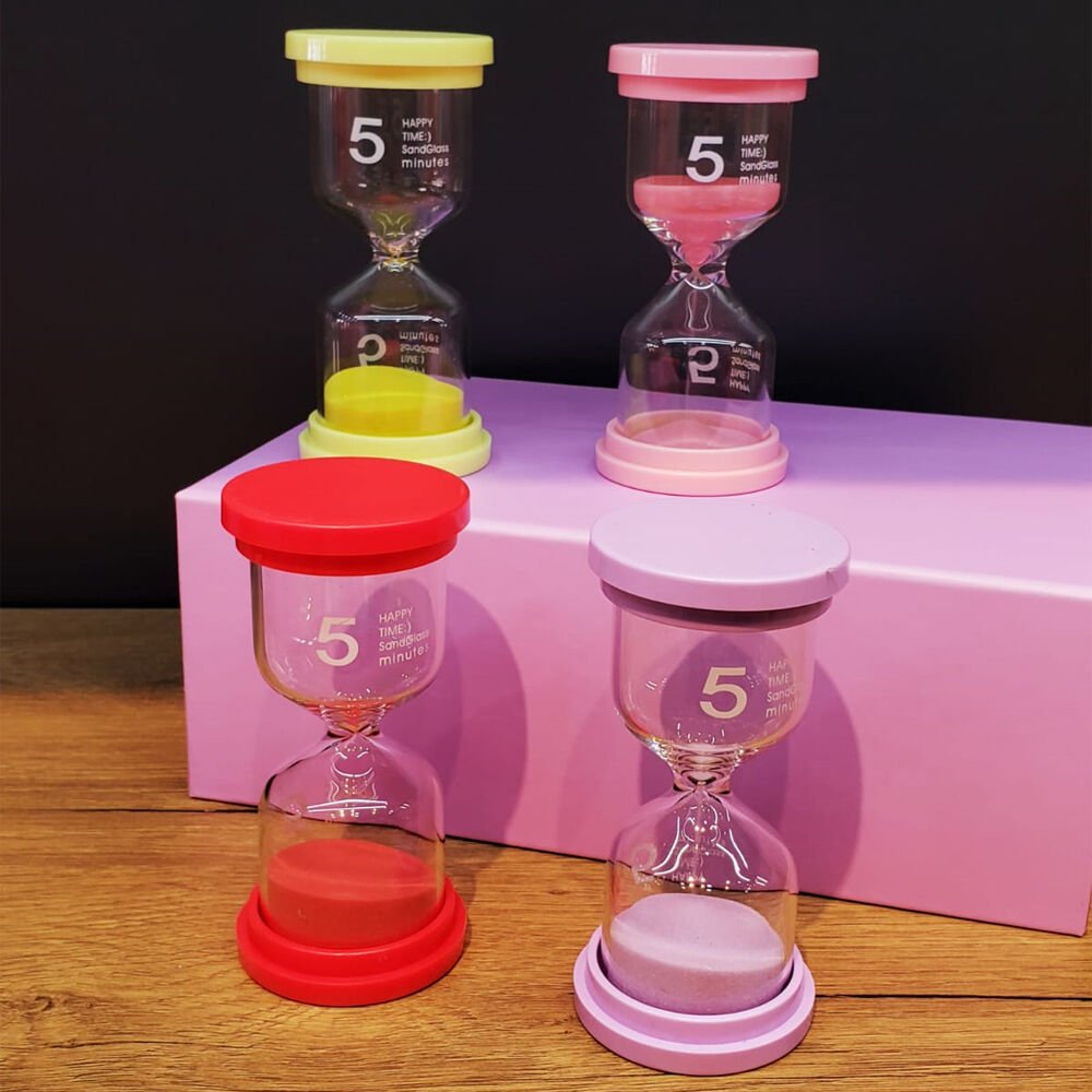 5 Dakikalık Kum Saati Şık Tasarımlı Fonksiyonel Ürün