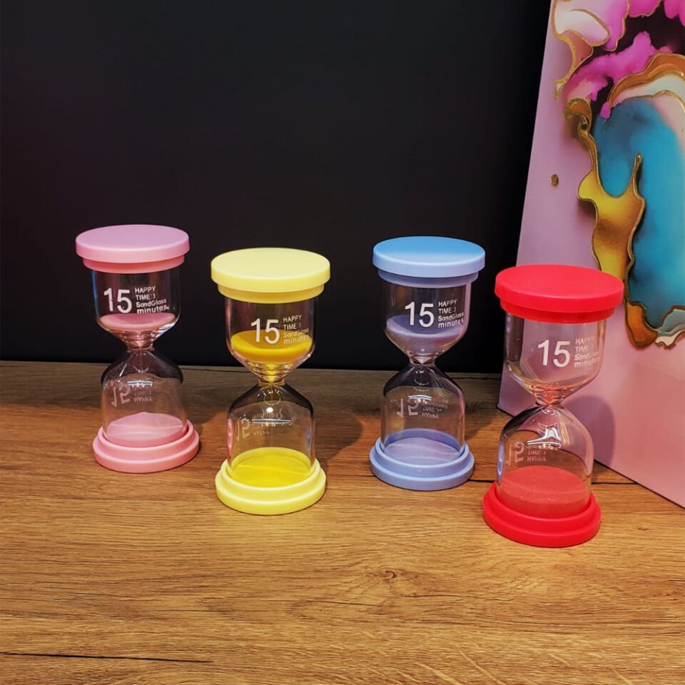 15 Dakikalık Kum Saati Şık Tasarımlı Fonksiyonel Ürün