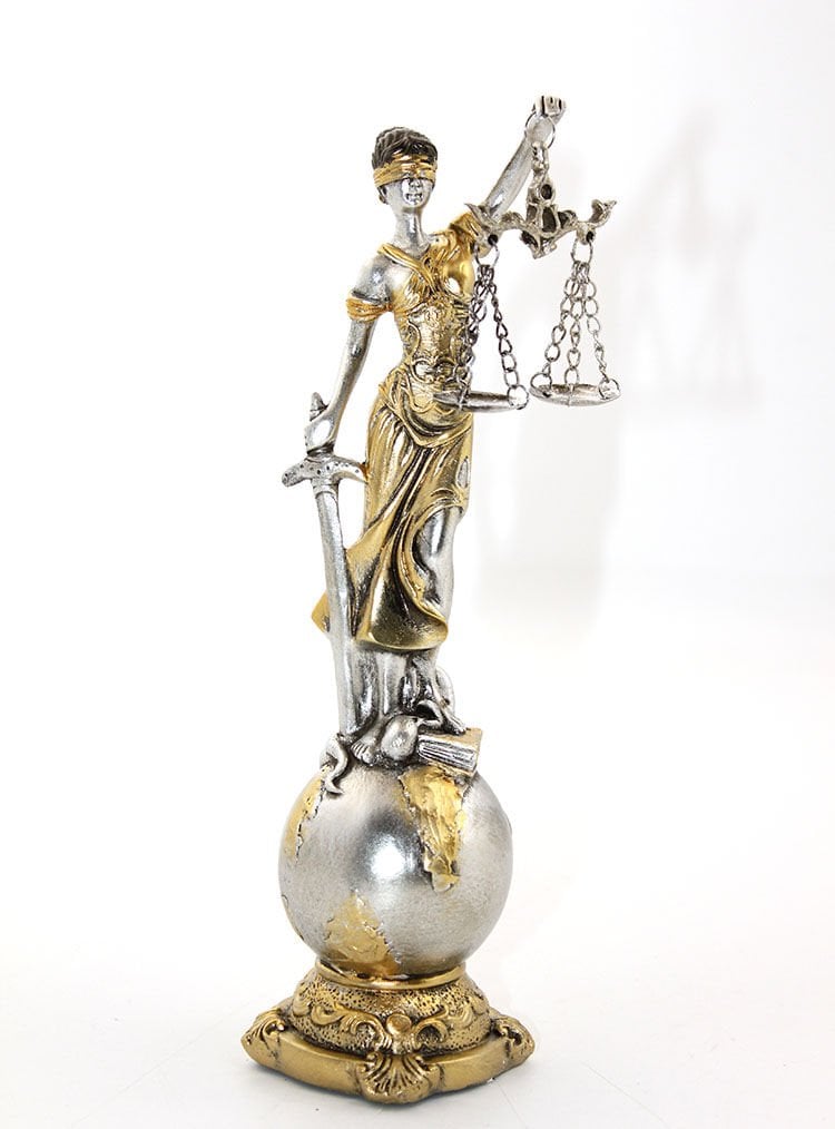 Polyester Adalet Figürü Şık Tasarımlı Fonksiyonel Ürün