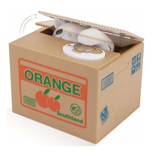 Hareketli Para Çalan Kedi Kumbara Şık Tasarımlı Fonksiyonel Ürün