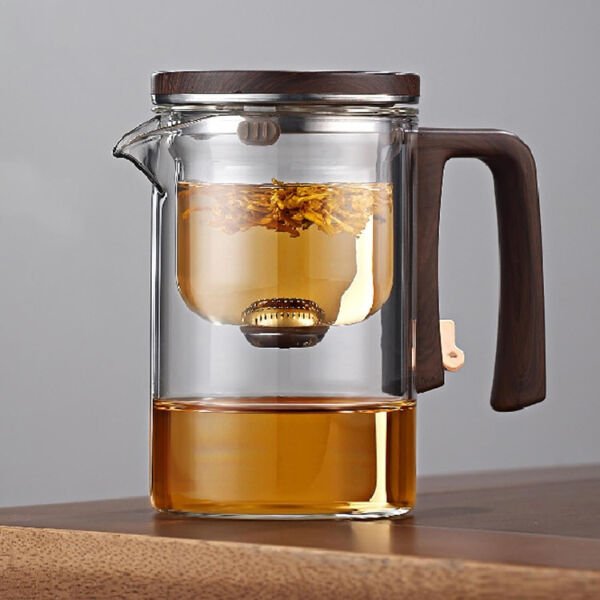 Otomatik Cam Demlik Ve 2'li Bardak Seti Çok Fonksiyonlu Ürün