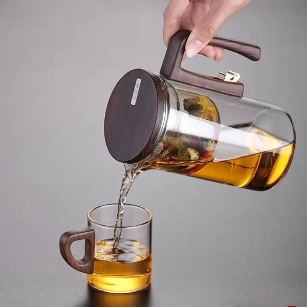 Otomatik Cam Demlik Ve 2'li Bardak Seti Çok Fonksiyonlu Ürün