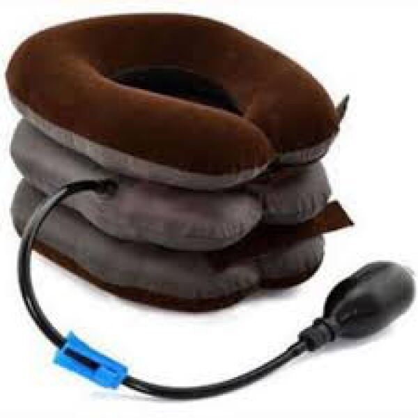 Şişirilebilir Pompalı Ortopedik Boyun ve Seyahat Yastığı Şık Tasarımlı Fonksiyonel Ürün