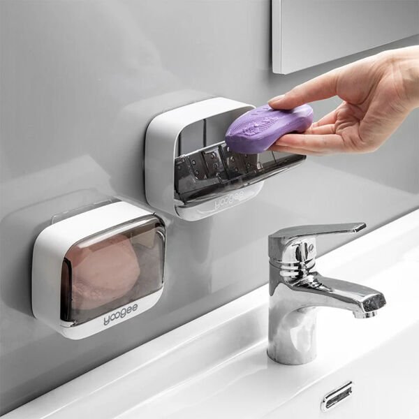 2'li Kapaklı Sabunluk Çok Fonksiyonlu Ürün